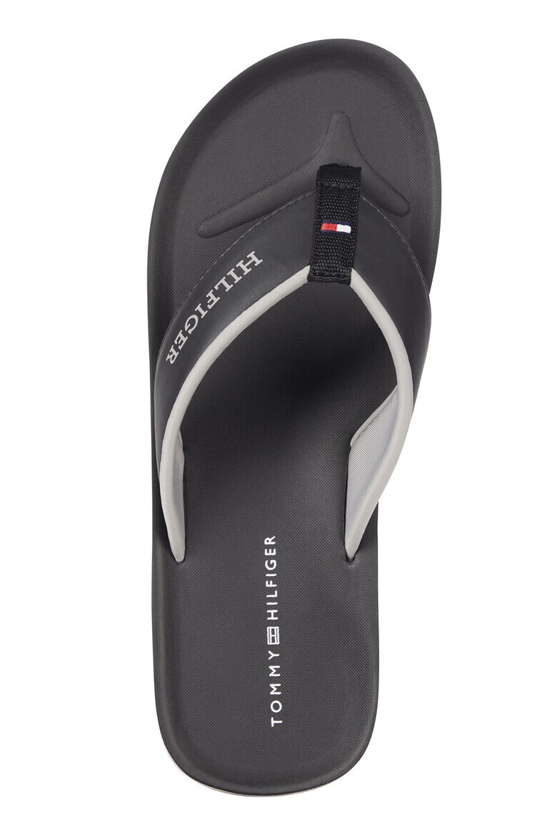 Tommy Hilfiger Papuci flip-flop de piele ecologica cu logo - Pled.ro