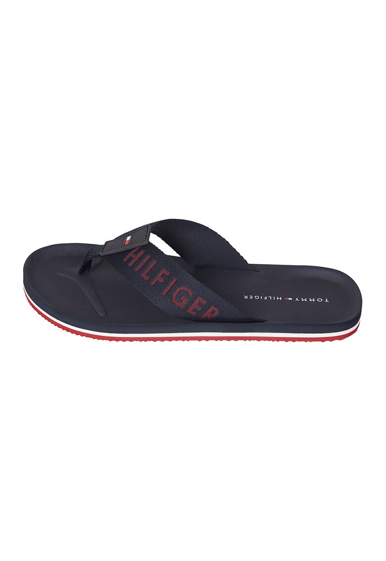 Tommy Hilfiger Papuci flip-flop din material textil cu logo - Pled.ro