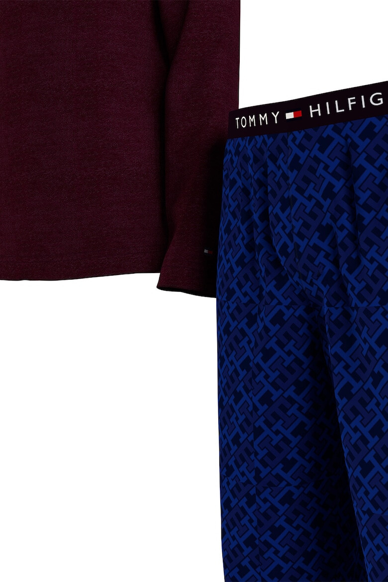 Tommy Hilfiger Pijama cu decolteu la baza gatului - Pled.ro