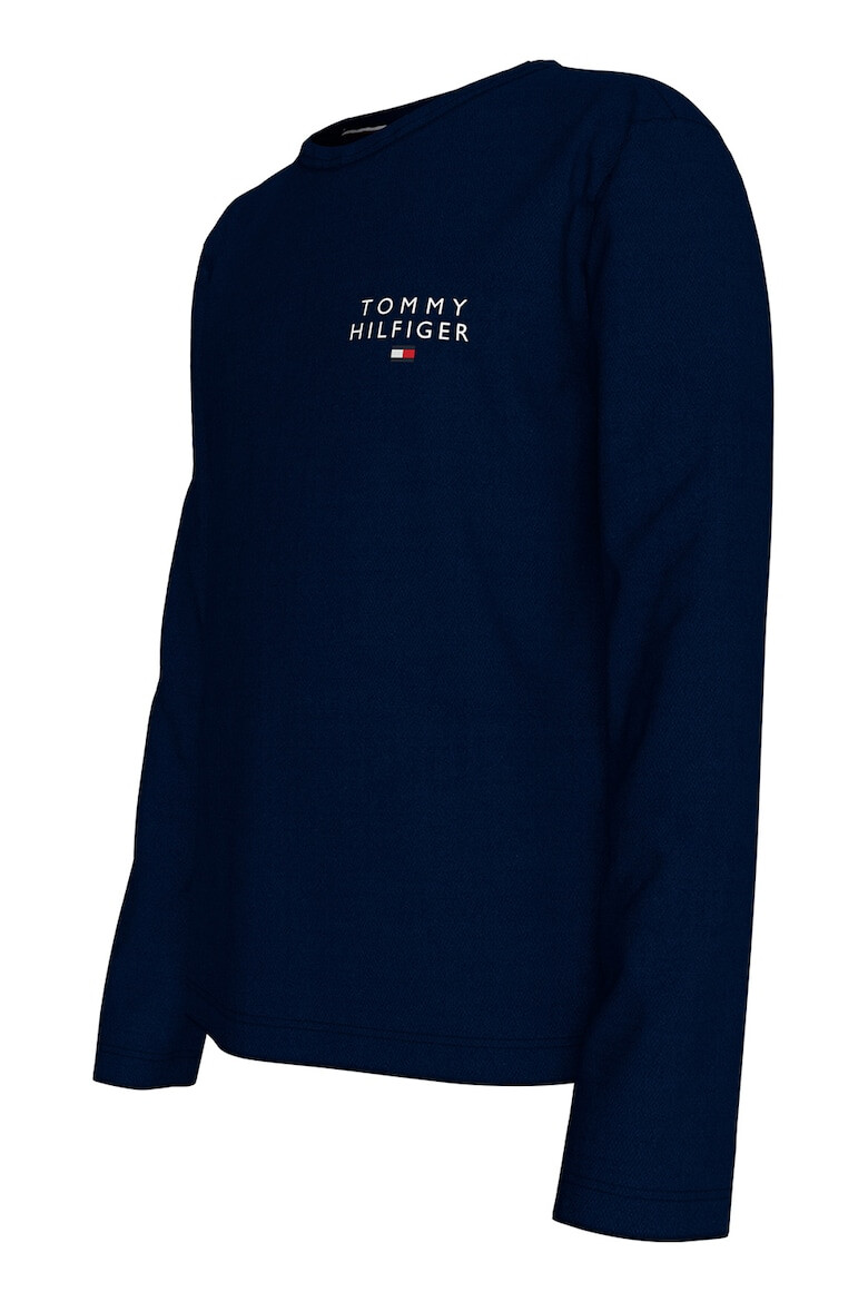 Tommy Hilfiger Pijama cu pantaloni lungi si logo - Pled.ro