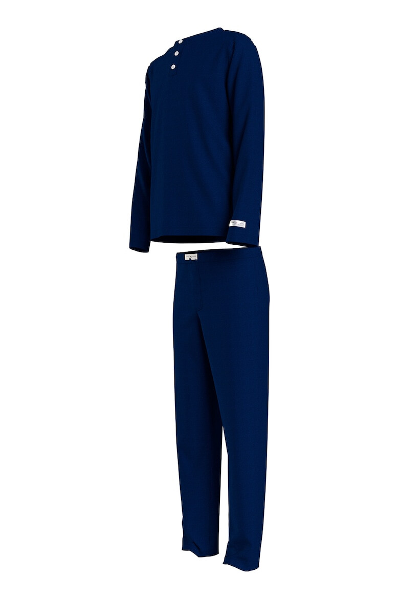 Tommy Hilfiger Pijama din amestec de bumbac organic cu pantaloni lungi - Pled.ro