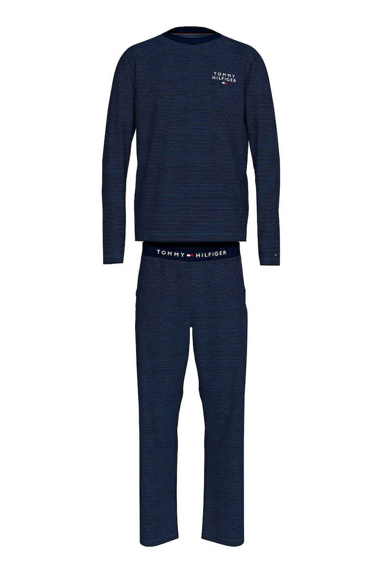 Tommy Hilfiger Pijama lunga de modal si bumbac - Pled.ro