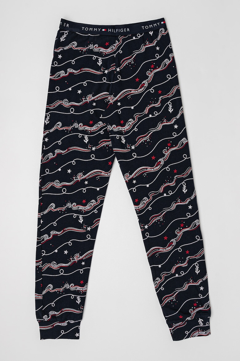 Tommy Hilfiger Pijama lunga din amestec de bumbac - Pled.ro