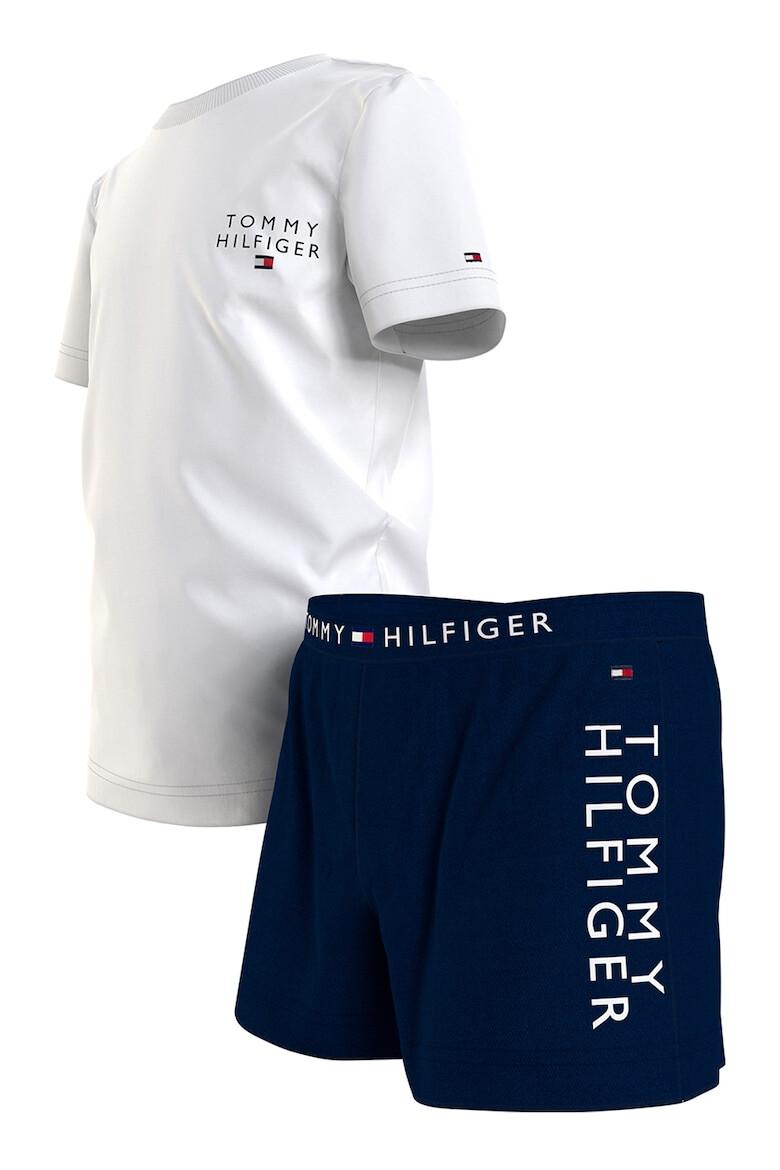 Tommy Hilfiger Pijama scurta cu logo - Pled.ro