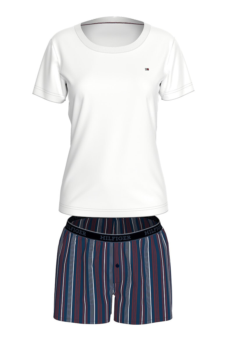 Tommy Hilfiger Pijama scurta de bumbac - Pled.ro