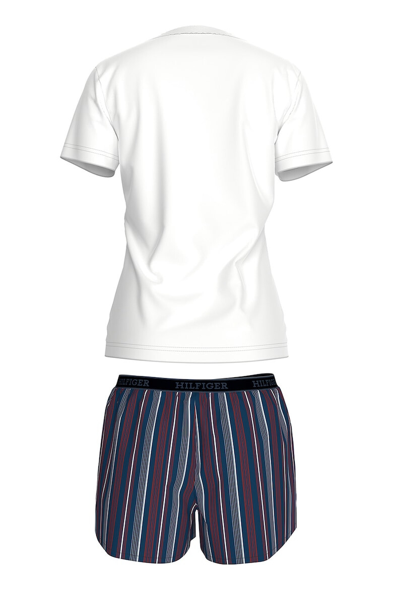 Tommy Hilfiger Pijama scurta de bumbac - Pled.ro