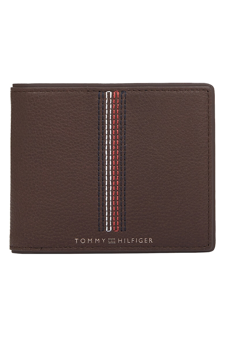 Tommy Hilfiger Portofel de piele cu broderie - Pled.ro