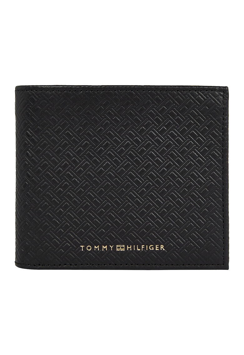 Tommy Hilfiger Portofel de piele cu model in relief - Pled.ro