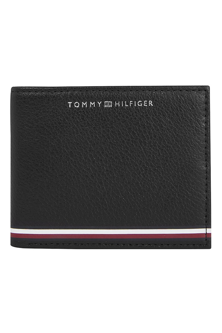 Tommy Hilfiger Portofel pliabil de piele cu aspect texturat - Pled.ro