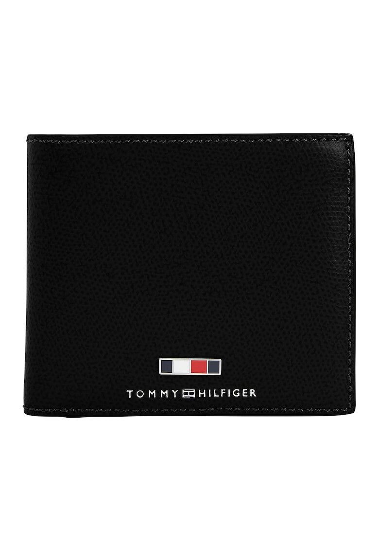 Tommy Hilfiger Portofel pliabil din piele cu detaliu logo - Pled.ro