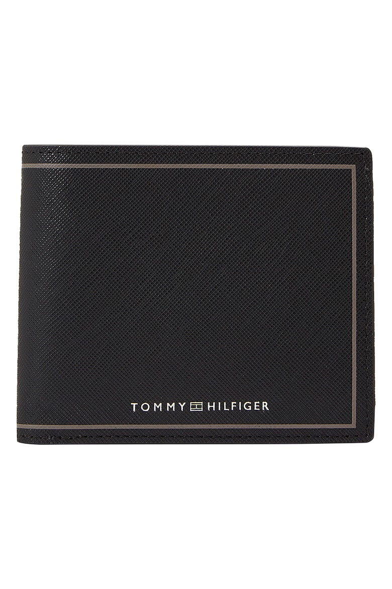 Tommy Hilfiger Portofel uni de piele - Pled.ro