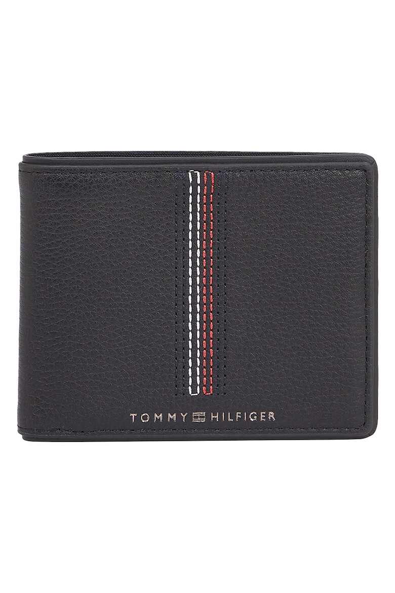 Tommy Hilfiger Portofel uni de piele - Pled.ro