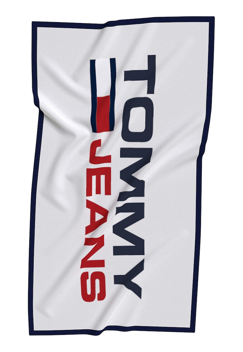 Tommy Hilfiger Prosop de plaja din bumbac organic cu model logo - Pled.ro