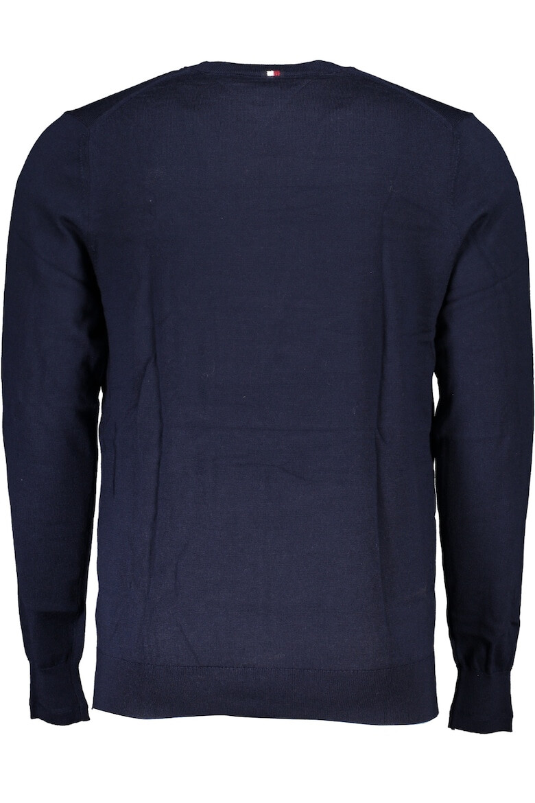 Tommy Hilfiger Pullover barbati din lana cu guler rotund bleumarin inches - Pled.ro