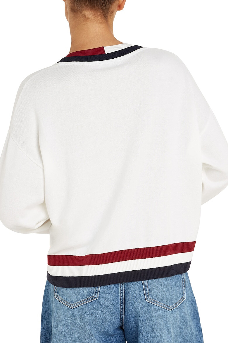 Tommy Hilfiger Pulover cu maneci cazute - Pled.ro