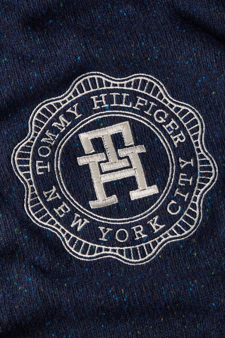 Tommy Hilfiger Pulover din amestec de lana cu broderie logo - Pled.ro