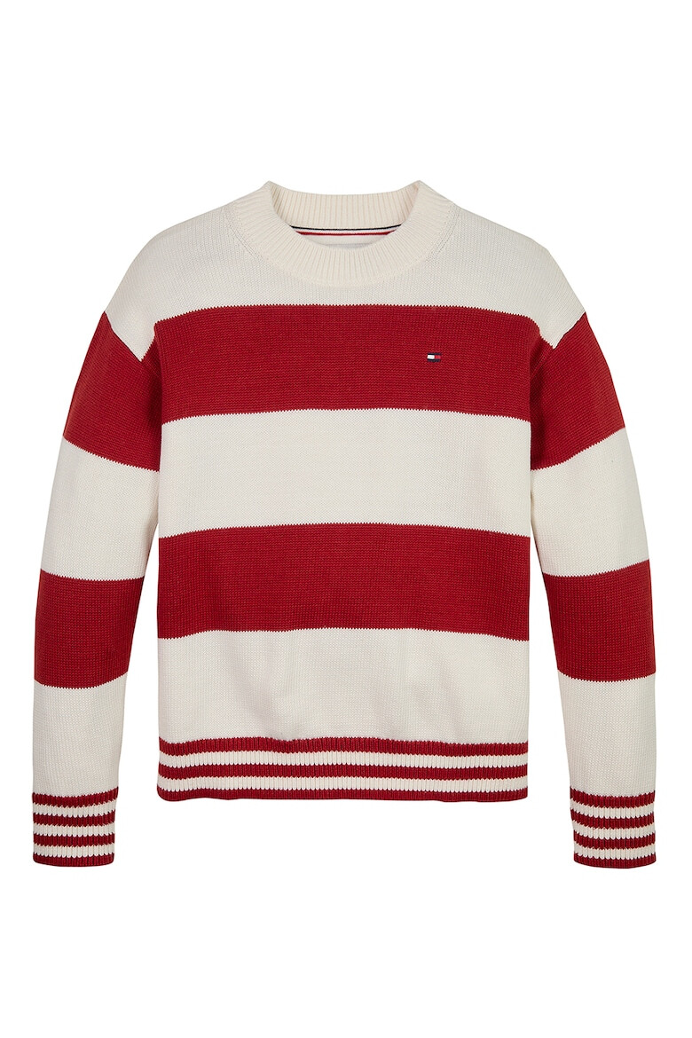 Tommy Hilfiger Pulover lejer cu model colorblock - Pled.ro