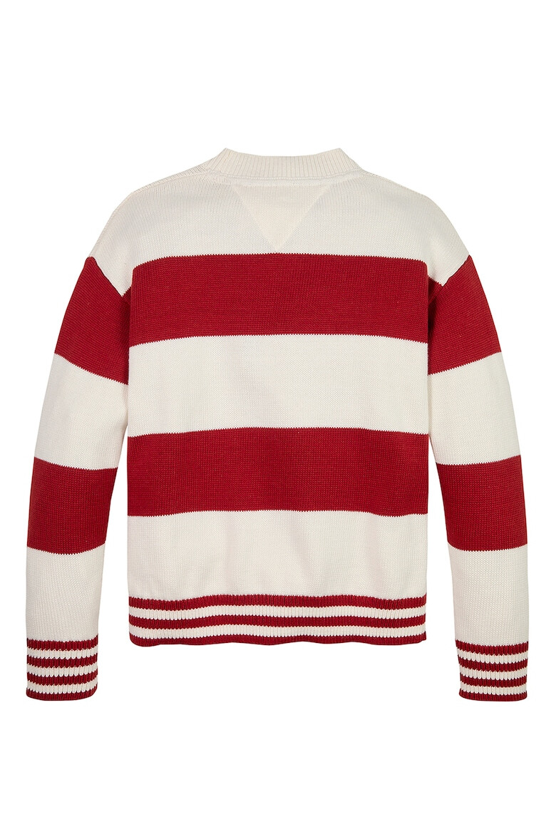 Tommy Hilfiger Pulover lejer cu model colorblock - Pled.ro