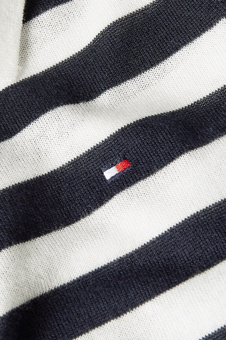 Tommy Hilfiger Pulover polo din amestec de lyocell cu maneci scurte - Pled.ro