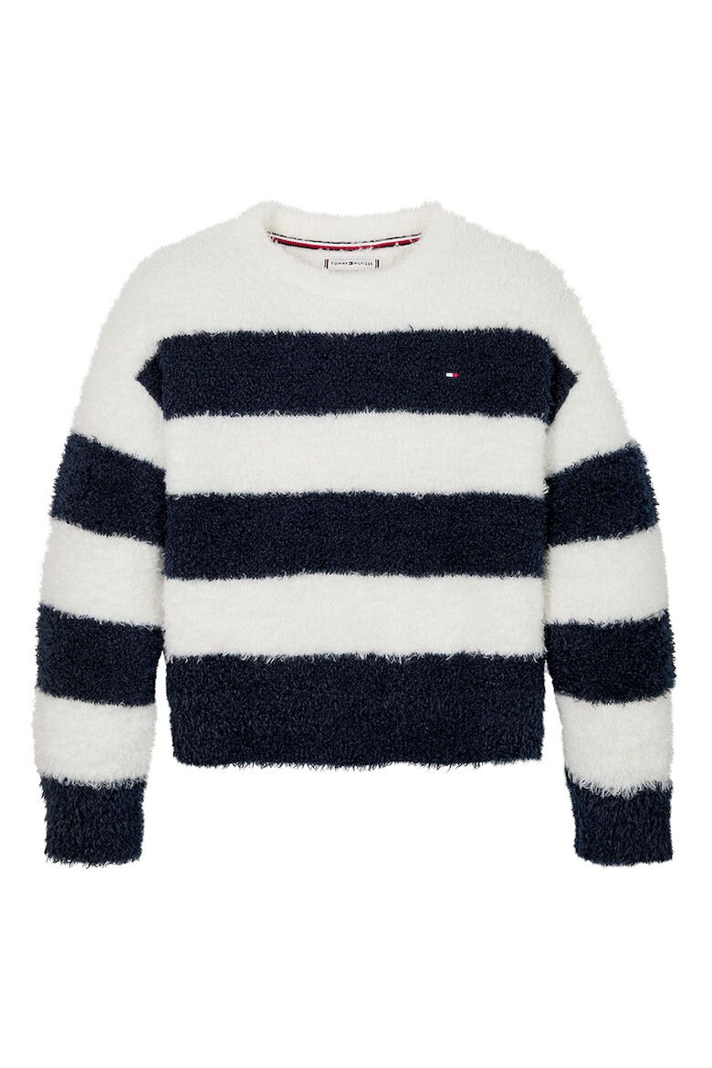 Tommy Hilfiger Pulover pufos cu model in dungi - Pled.ro