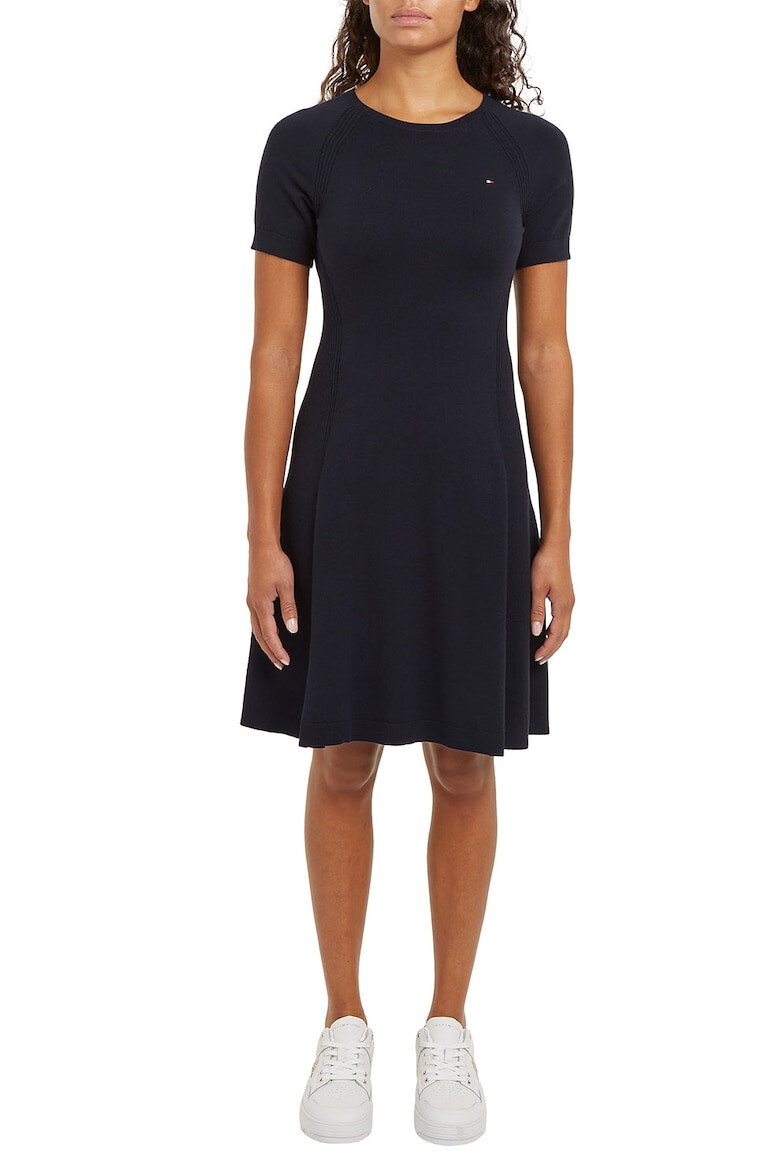 Tommy Hilfiger Rochie evazata din amestec de bumbac organic - Pled.ro