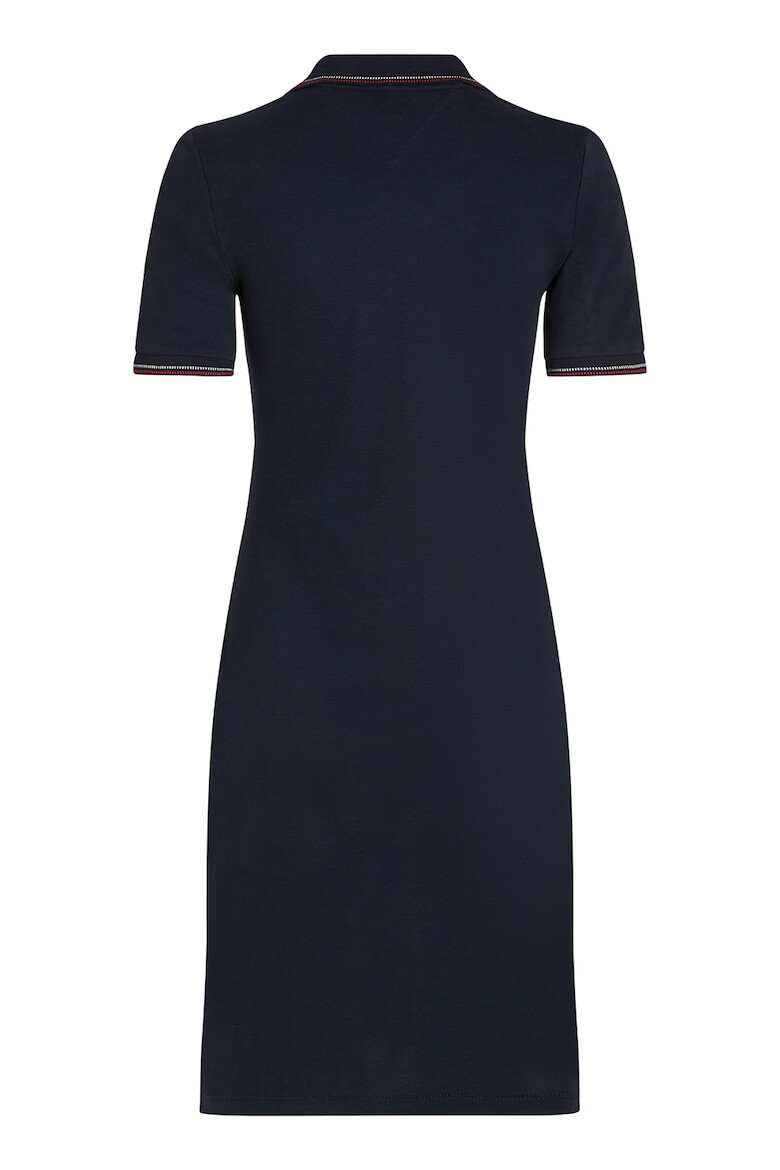 Tommy Hilfiger Rochie polo cambrata din amestec de bumbac organic - Pled.ro