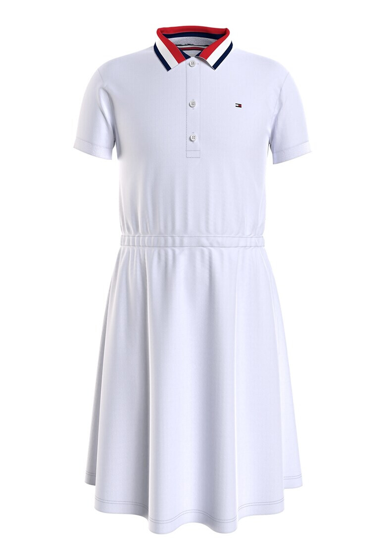 Tommy Hilfiger Rochie polo din amestec de bumbac organic Essential - Pled.ro