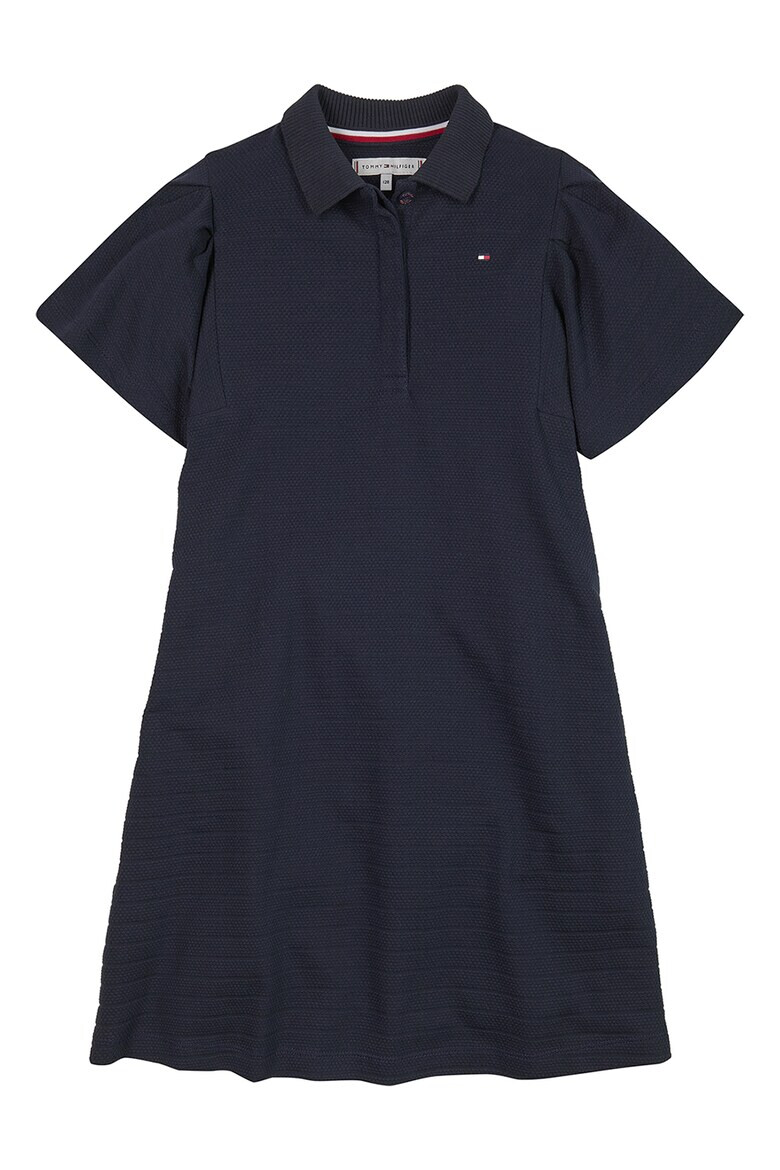 Tommy Hilfiger Rochie polo din bumbar organic texturat - Pled.ro