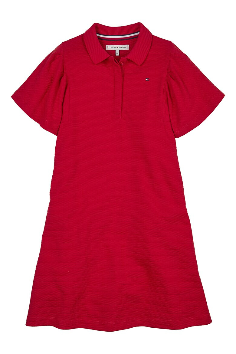 Tommy Hilfiger Rochie polo din bumbar organic texturat - Pled.ro