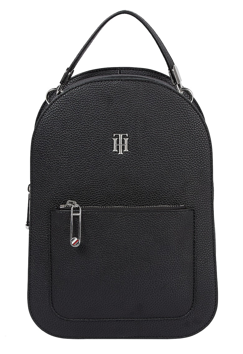 Tommy Hilfiger Rucsac de piele ecologca cu buzunar exterior cu fermoar - Pled.ro