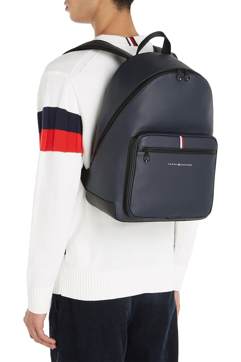 Tommy Hilfiger Rucsac de piele ecologica cu fermoar - Pled.ro