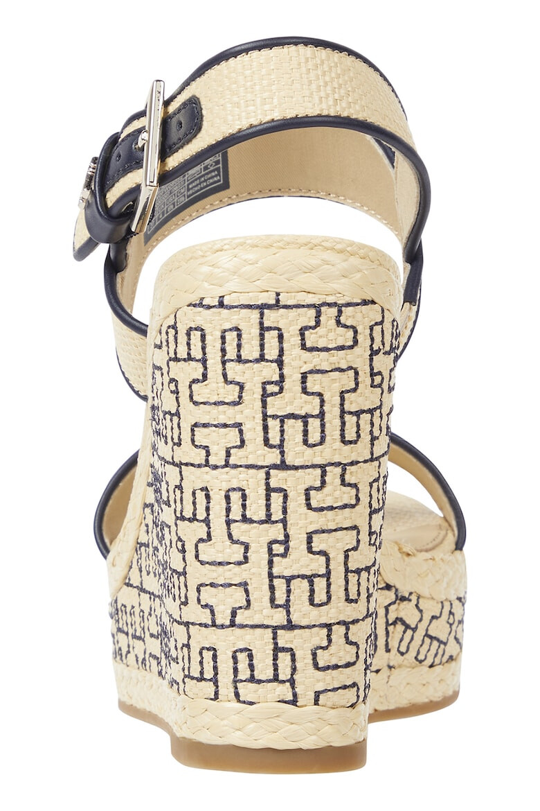 Tommy Hilfiger Sandale cu model logo si talpa wedge - Pled.ro