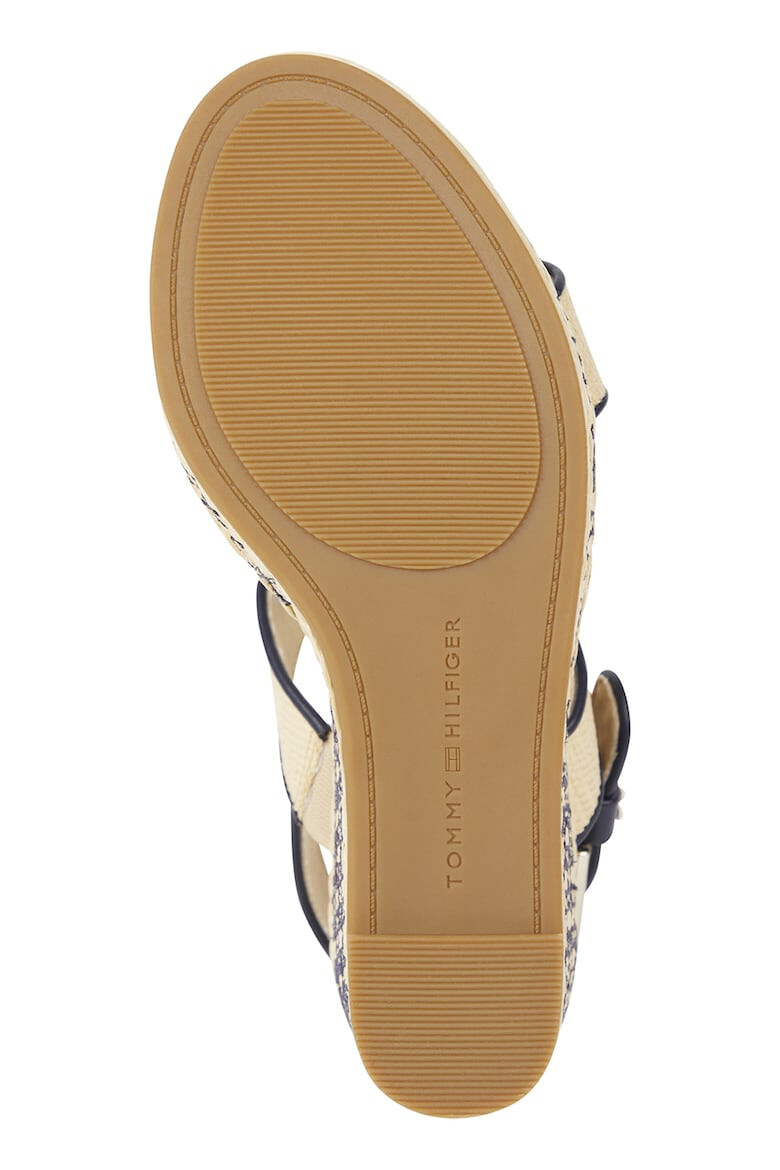 Tommy Hilfiger Sandale cu model logo si talpa wedge - Pled.ro