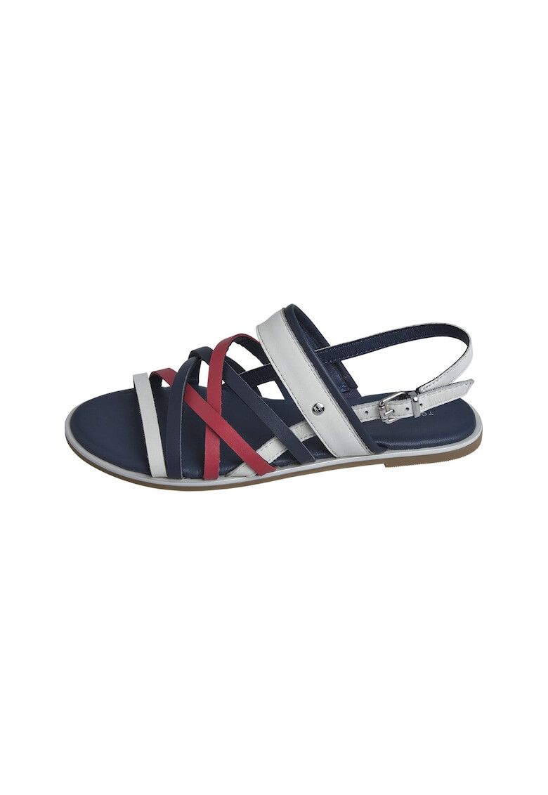 Tommy Hilfiger Sandale de piele cu barete multiple - Pled.ro