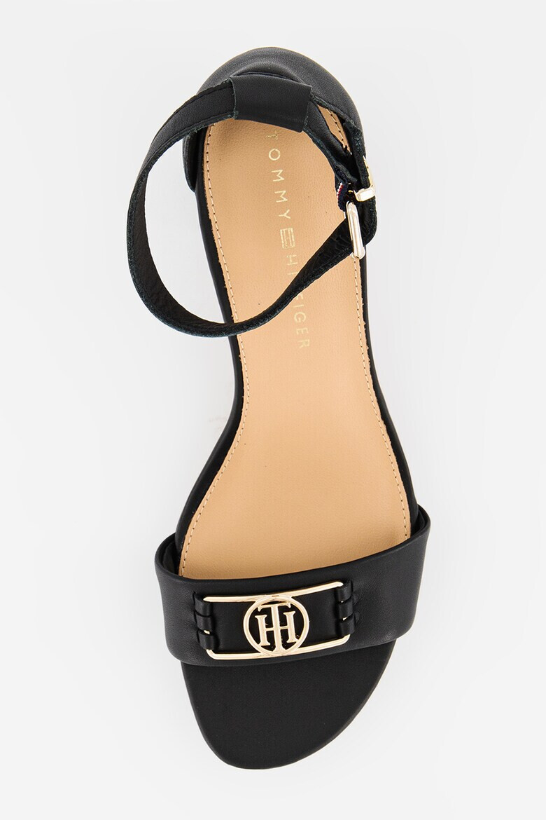 Tommy Hilfiger Sandale de piele cu toc masiv Hardware - Pled.ro