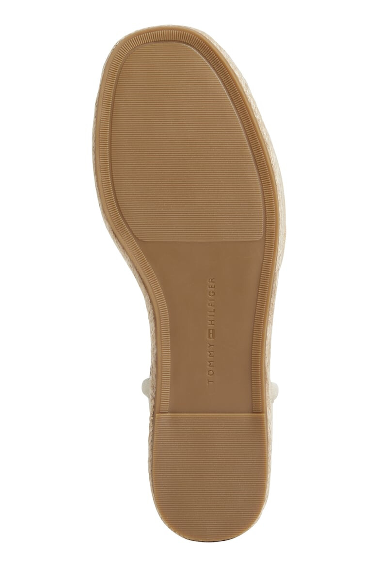 Tommy Hilfiger Sandale-espadrile cu sireturi si talpa wedge - Pled.ro