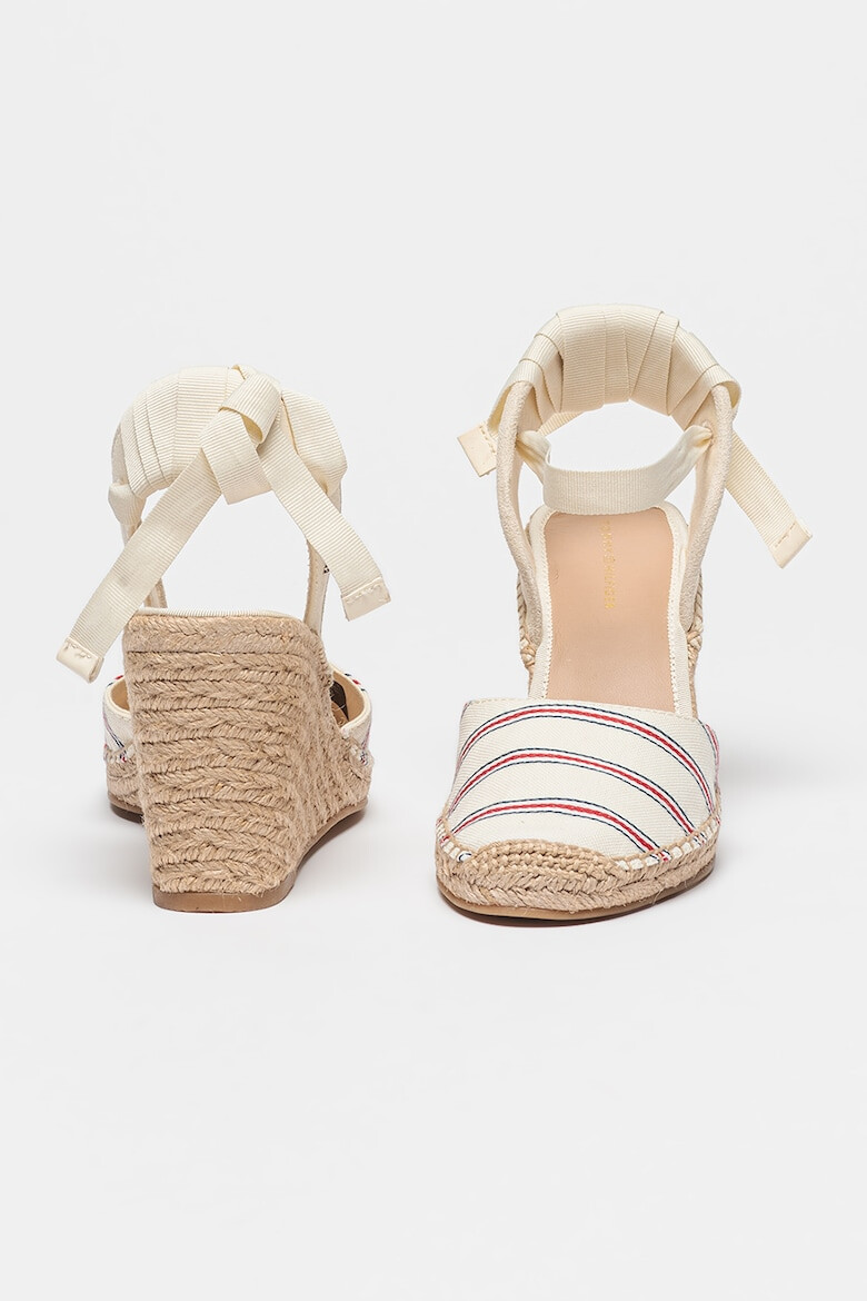 Tommy Hilfiger Sandale-espadrile din material textil cu talpa wedge - Pled.ro