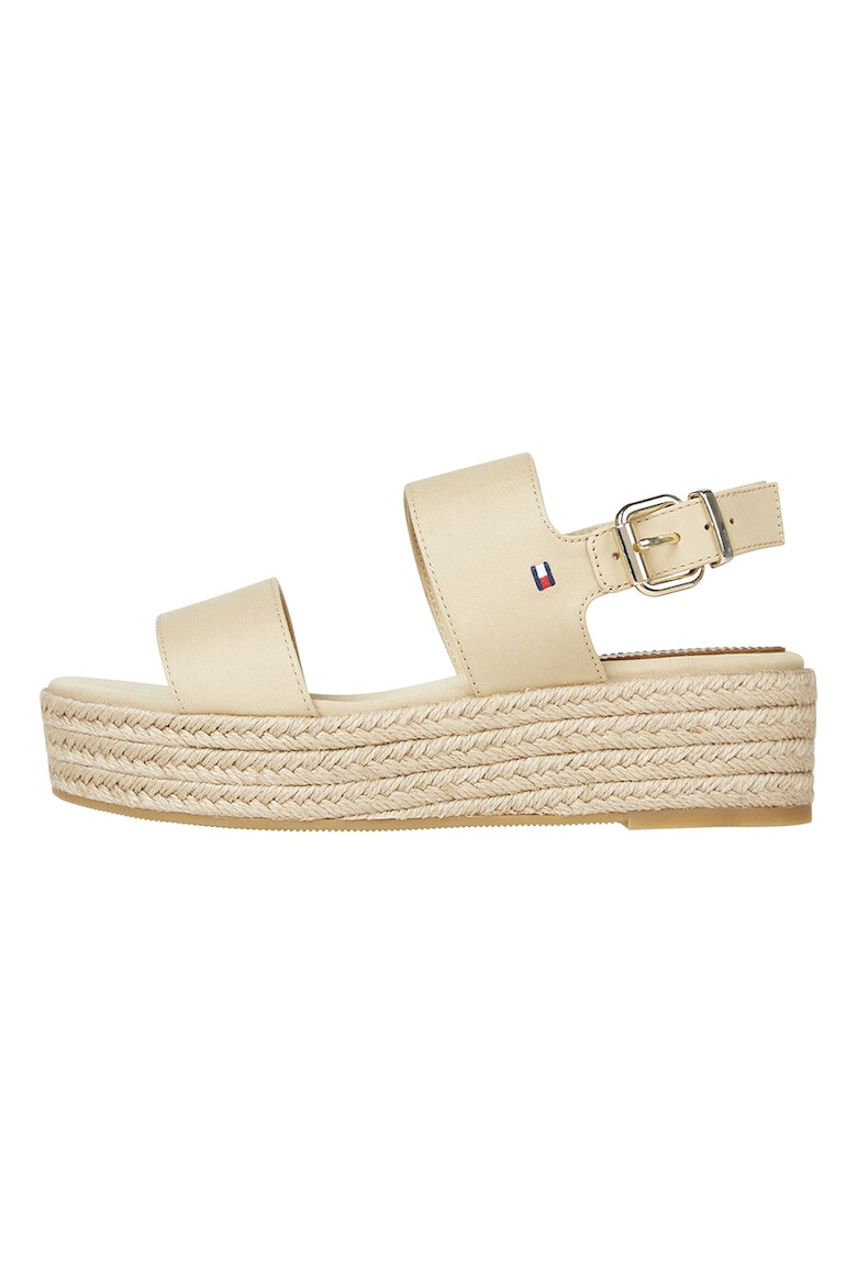 Tommy Hilfiger Sandale flatform de bumbac - Pled.ro