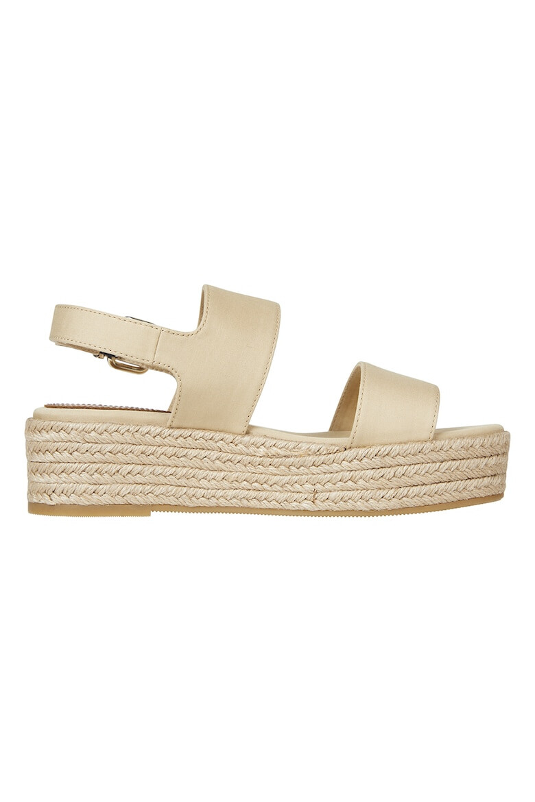 Tommy Hilfiger Sandale flatform de bumbac - Pled.ro