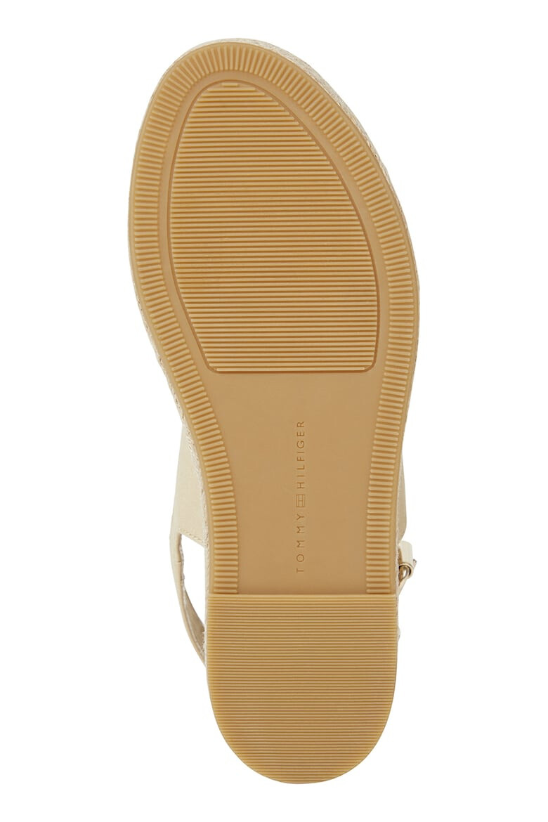 Tommy Hilfiger Sandale flatform de bumbac - Pled.ro