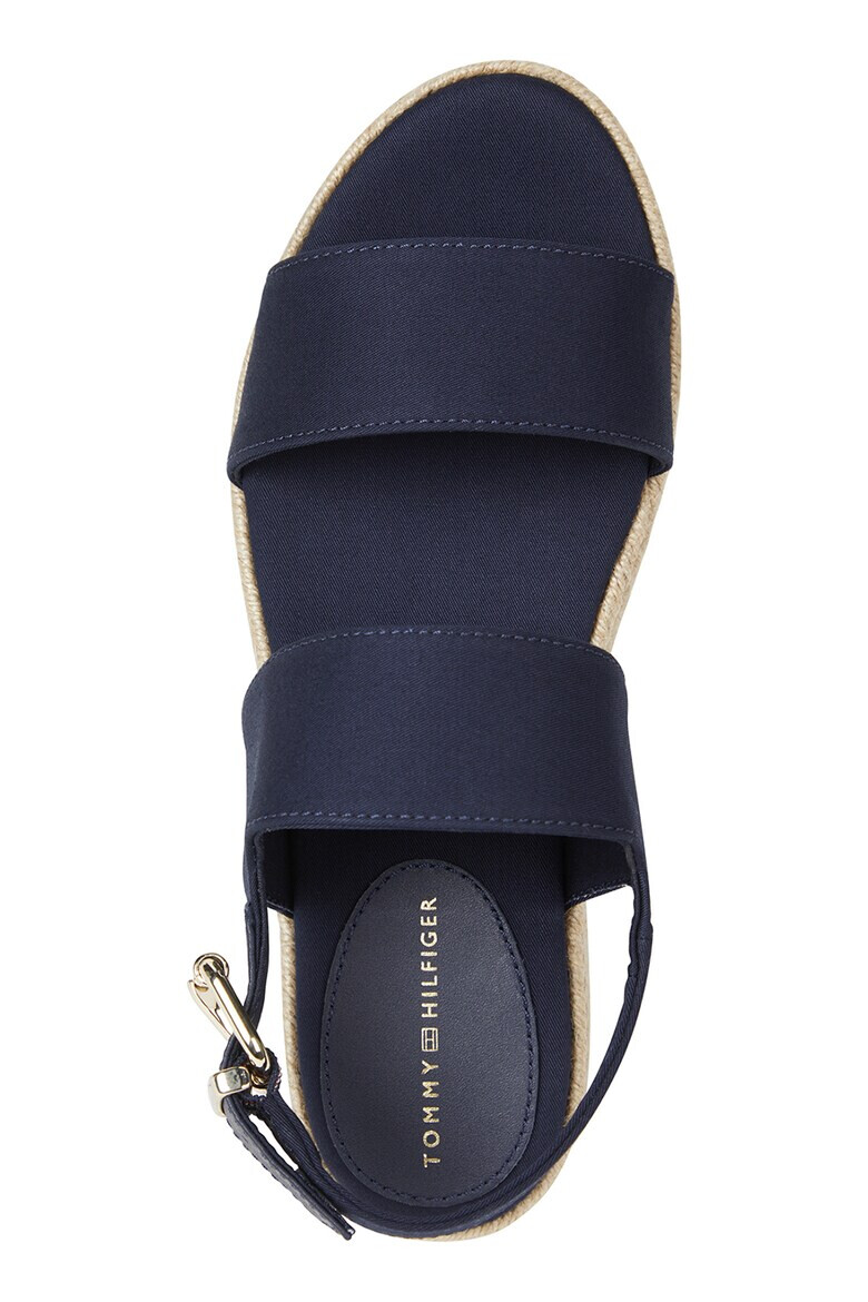 Tommy Hilfiger Sandale flatform de bumbac - Pled.ro