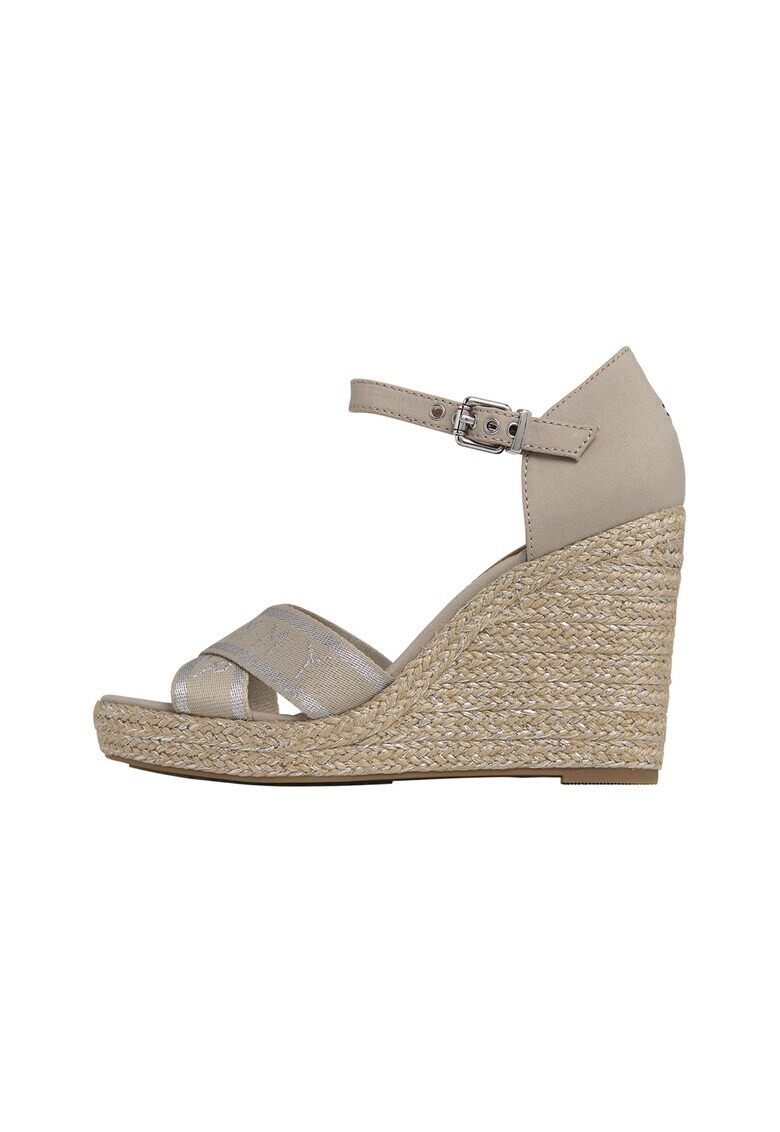 Tommy Hilfiger Sandale wedge tip espadrile - Pled.ro