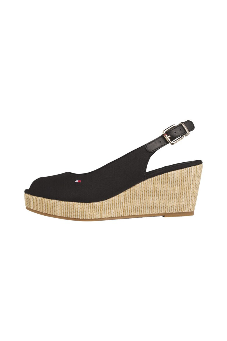 Tommy Hilfiger Sandale wedge tip espadrile - Pled.ro