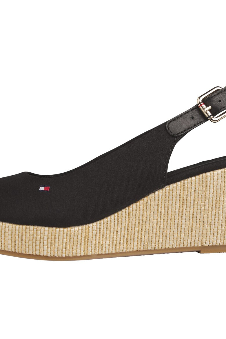 Tommy Hilfiger Sandale wedge tip espadrile - Pled.ro