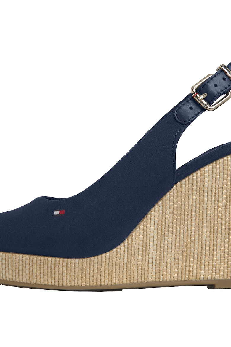 Tommy Hilfiger Sandale wedge tip espadrile - Pled.ro