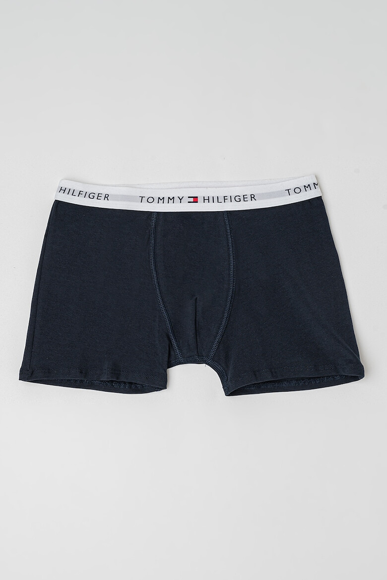 Tommy Hilfiger Set de boxeri din amestec de bumbac cu logo in talie - 2 perechi - Pled.ro