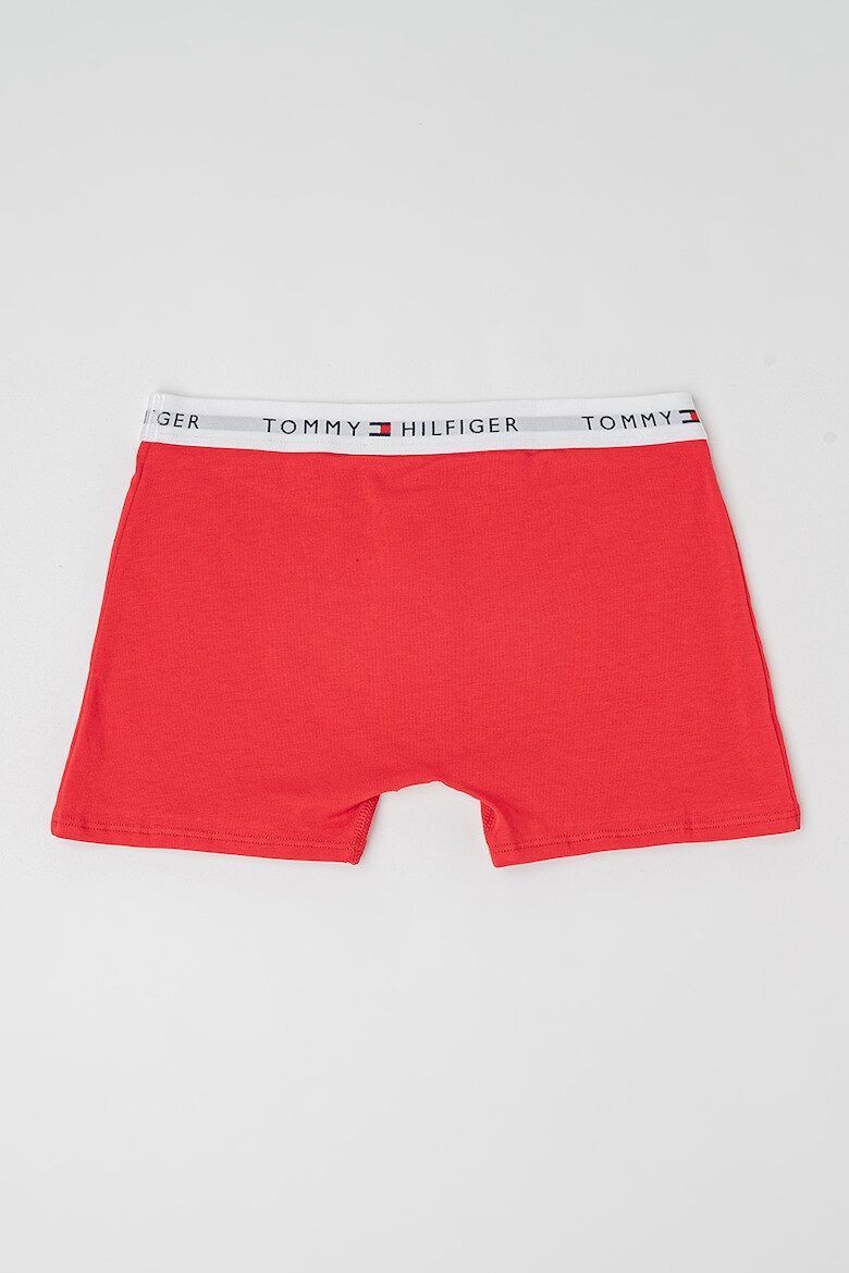 Tommy Hilfiger Set de boxeri din amestec de bumbac cu logo in talie - 2 perechi - Pled.ro