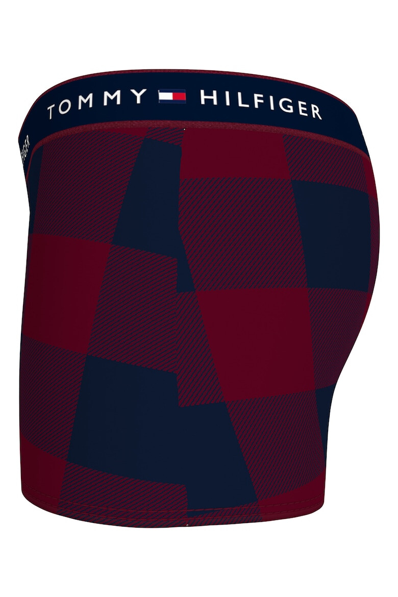 Tommy Hilfiger Set de boxeri in carouri si tricou cu logo - 2 perechi - Pled.ro