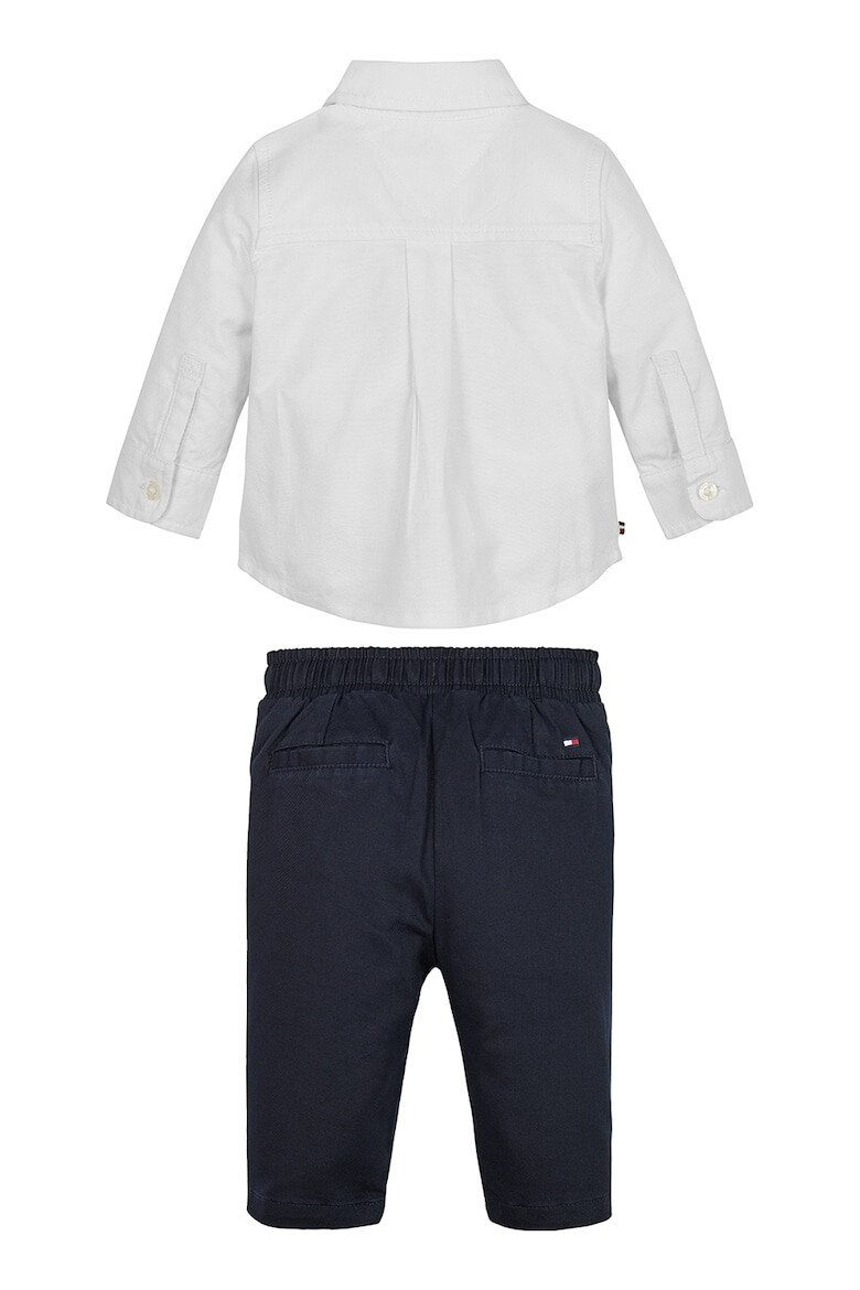 Tommy Hilfiger Set de camasa si pantaloni din amestec de bumbac organic - 2 piese - Pled.ro