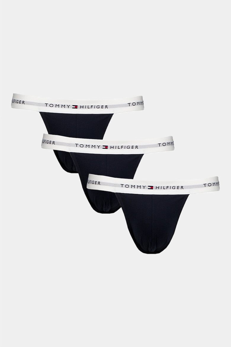 Tommy Hilfiger Set de chiloti cu banda cu logo in talie - 3 perechi - Pled.ro